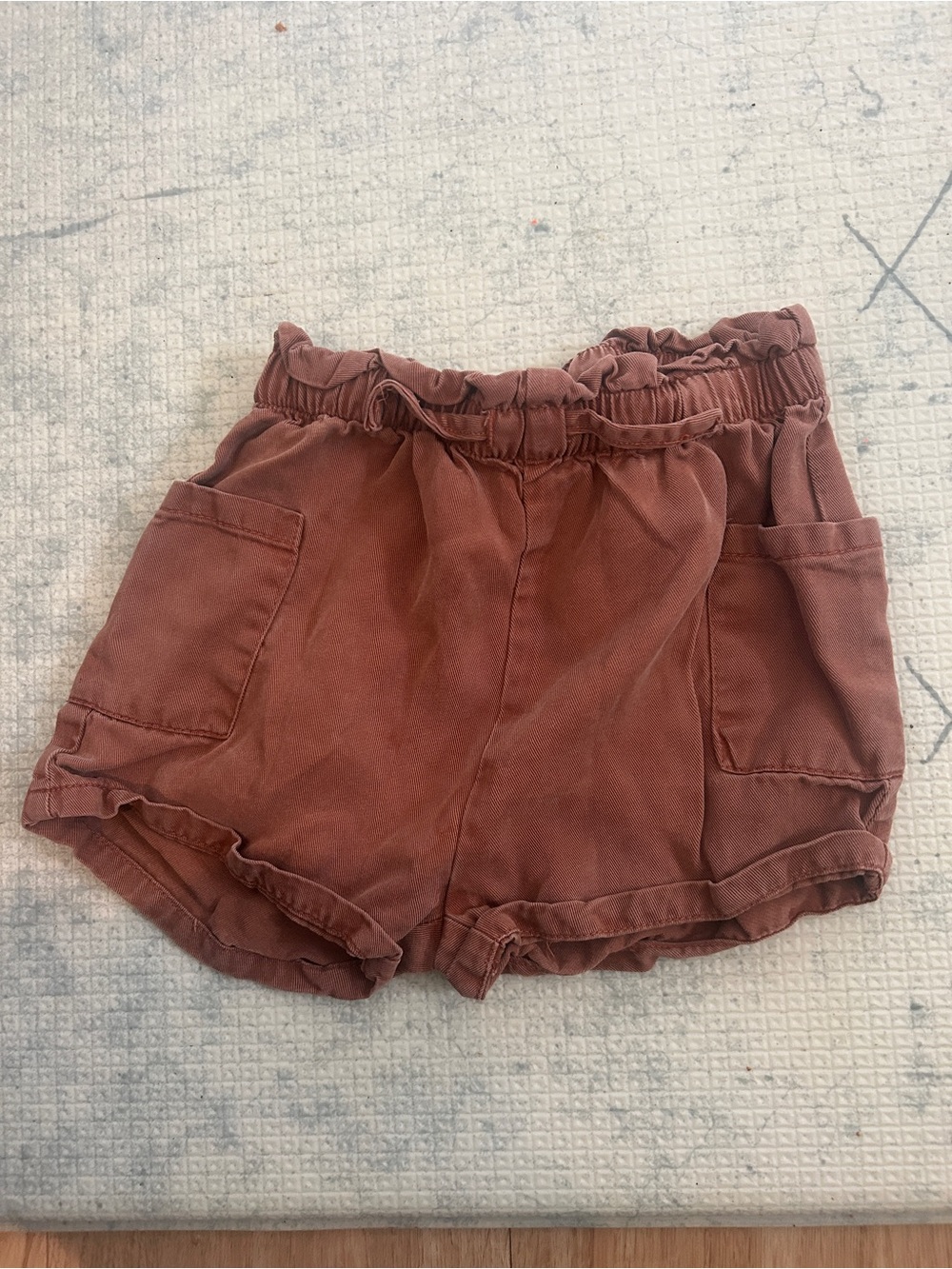 Miles the Label Rust Shorts with Pockets